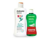 Babaria Leche Protectora Infantil SPF50+ // Precio, Comprar n/a 200 ml + Bálsamo After Sun Aloe Vera Efecto Hielo