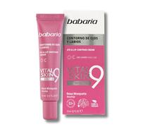 Babaria - Contorno De Ojos Antiarrugas Mujer Y Hombre Con Rosa Mosqueta | Crema Antiojeras Mujer 15ml | Crema Ojeras Y Bolsas Con Rosa Mosqueta | Contorno Ojos Antiarrugas Y Labios