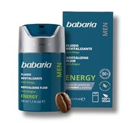 Babaria - Crema Antiarrugas Hombre Energy | Crema Cara Hombre Antifatiga | Crema Hidratante Facial 50ml | Crema Antiedad Hombre Con Cafeína | Skin Care Hombre