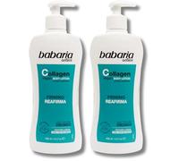 Babaria - Crema Corporal Con Colágeno | Body Milk 400ml | Crema Con Colágeno | Crema Hidratante Hombre Y Mujer | Crema Cuerpo (Paquete de 2)