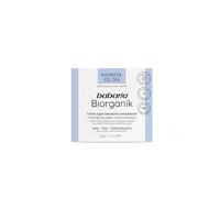 Babaria - Crema de dia Biorganik 50 ml | Crema hidratante facial | Crema Facial Mujeres y Hombres | Antiarrugas y Antioxidante | Vegana y Plastic Free | Textura Ligera | Ingredientes Naturales