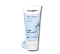 Babaria - Crema De Manos Con Acido Hialuronico | Crema Con Acido Hialuronico 75ml | Crema Manos Agrietadas Y Secas | Crema De Manos Reparadora Ultra Hidratante