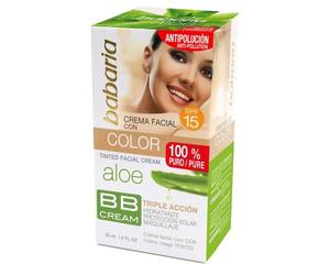 Babaria Crema Facial Aloe Vera BB F15 50 ml