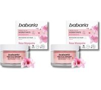 Babaria - Crema Facial Con Rosa Mosqueta | Cremas Faciales Mujer Y Crema Hidratante Facial Hombre 50ml | Antiarrugas Hombre Y Antiarrugas Mujer | Rosa Mosqueta (Paquete de 2)