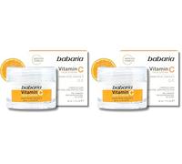 Babaria - Crema Facial Con Vitamina C 50ml, Efecto Iluminador y Antioxidante Con Vitamina E Par Mujer Y Hombre | Skin Care para aumentar el brillo natural de la piel (Paquete de 2)
