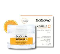 Babaria Crema Facial Vitamina C | Iluminadora Antimanchas Brillo | 50ml | Crema facial con Vitamina C, ilumina el tono de piel y atenúa las manchas para una piel luminosa y uniforme