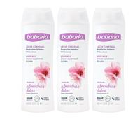 Babaria - Crema Hidratante Corporal con Aceite de Almendras Pack de 3 | Body Milk | Crema Corporal Hidratante Pieles Secas | Crema Cuerpo 500ml | Crema Cuerpo Reafirmante 24h