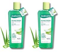 Babaria - Crema Hidratante Corporal Con Aloe Vera Puro | Crema Aloe Vera 100 Puro 250ml | Crema Hidratante Hombre Y Mujer | Crema Cuerpo Hidratante Textura Ligera (Paquete de 2)