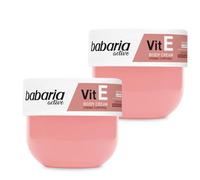 Babaria - Crema Hidratante Corporal con Vitamina E+ Pack de 3 | Hidratación Intensiva y Nutrición Profunda | Body Lotion con Acción Antioxidante | Crema Corporal Reafirmante| Fórmula vegana | 400 ml