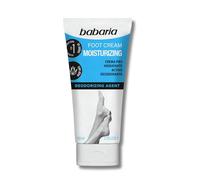 Babaria - Crema Pies Hidratante, 150 Ml | Crema Secos Y Agrietados | Activo Desodorante Para Eliminar Olor De Los Pies | Nutre Talones Agrietados | Vegano