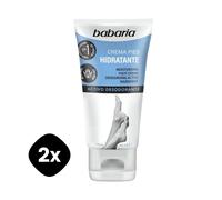 Babaria Crema Pies Hidratante y Reparadora Pack 2 x 150ml Activo Desodorante