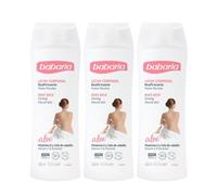 Babaria - Crema Reafirmante Corporal Pack de 3 | Crema Hidratante Corporal Y Firmeza | Body Milk Para Pieles Sensibles | Aloe Vera Y Vitamina E | Rápida Absorción - 400 Ml