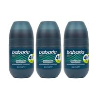 Babaria - Desodorante Hombre Pack de 3 | Sin Aluminio | Protección de 48 Horas | Antitraspirante | Con Aloe Vera | Vegano