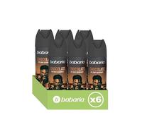 Babaria - Desodorante Hombre Spray con Olor a Chocolate Pack de 6 | Desodorante Sin Aluminio para Hombre y Niño | Apto para Uso Diario | Fragancia Dulce y Duradera | 200 ml