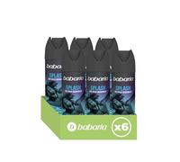 Babaria - Desodorante Hombre Spray Splash Pack de 6 | Sin Aluminio | Protección de 48 Horas | Antitraspirante | Protege e Hidrata | Vegano - 200 ml