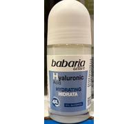 Babaria - Desodorante Hombre y Mujer con Ácido Hyalurónico | Desodorante Niños y Adultos | Roll On Ácido Hyalurónico 30 m