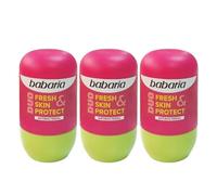 Babaria - Desodorante Mujer y Hombre Duo Fresh&SkinProtect Pack 3 | Sin alcohol | Protege de la Sudoración 48h | Antitranspirante |Retrasa el Crecimiento del Vello| Vegano| 50 ml
