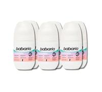 Babaria - Desodorante Mujer y Hombre Invisible Pack de 6| Sin alcohol | Protege de la Sudoración 48h | Antitranspirante | Evita Manchas en la Ropa| Vegano| 50ml