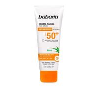 ¡27% DTO! Crema Facial Solar con Aloe Vera SPF 50+ 75 ml