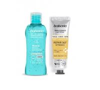 BABARIA GEL DE MANOS HIGIENIZANTE MINERAL 50 ML + CREMA MANOS REPAIR 360º 30 ML SET REGALO