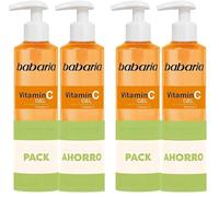 Babaria - Gel Limpiador Facial Vitamina C 200ml - Pack de 2| Para Todo Tipo de Pieles | Limpiador Facial Hombre y Mujer para todo tipo (Paquete de 2)