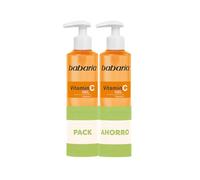 Babaria - Gel Limpiador Facial Vitamina C 200ml - Pack de 2| Para Todo Tipo de Pieles | Limpiador Facial Hombre y Mujer para todo tipo