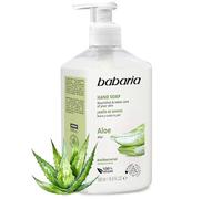 Babaria - Jabon De Manos Con Aloe Vera | Jabon Manos De 500ml | Jabón De Manos Que Hidrata Y Cuida Tu Piel | Gel De Manos De Origen Natural | Jabón Manos Con Glicerina