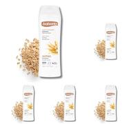 Babaria - Leche corporal calmante - Loción para pieles sensibles - Hidratante con Avena - 400 ml (Paquete de 5)