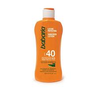 Babaria Leche Protector Solar Aloe Spf40, Blanco, 200 Mililitros