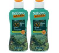 Babaria - Leche Protector Solar Corporal SPF 30 y After Sun Aloe Vera | Crema Solar Corporal Ideal para Verano | Protección Solar | Bloqueador Solar | Crema Solar (Paquete de 2)