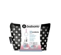 Babaria - Pack Regalo Mujer Microbiota con Sérum y Crema Facial | Función Barrera | Prebióticos y Ácido Hialurónico | Equilibra e Hidrata | Antiedad y Antiacné - 30 ml + 50 ml
