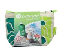 Babaria - Neceser Solar Rosa Mosqueta Formato Viaje | Protector Solar Facial SPF50+ Antimanchas y Protector Capilar | Hidratación y Protección | Resistente al Agua