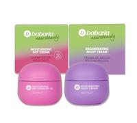 Babaria Neurobeauty Rutina Día y Noche | Crema Facial SPF20 + Crema de Noche Regeneradora | Hidratación, Antiedad, Glow y Bienestar Emocional | Todo Tipo de Pieles