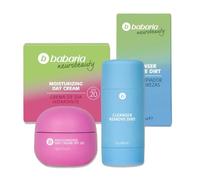 Babaria Neurobeauty Rutina Limpieza y Día | Stick Limpiador Facial + Crema Facial SPF20 | Hidratación, Glow y Bienestar Emocional | Todo Tipo de Pieles