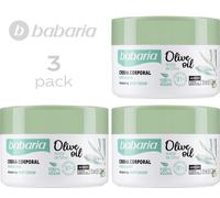 BABARIA PACK 3 CREMA HIDRATANTE CUERPO ACEITE OLIVA 250 ML OLIVE OIL BODY CREAM