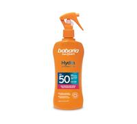 Babaria - Protector Solar 50 Cuerpo en Spray | Crema Solar Corporal 50 | Hidratación y Protección Con Exoxomas | Resistente al Agua | Vegano | Protege Frente a Rayos UVA/UVB e Infrarrojos | 200 ml