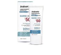 Babaria - Protector solar pieles sensibles SPF50 - Protección solar facial - Protector solar para la cara - 50 ml