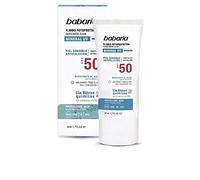 Babaria - Protector solar pieles sensibles SPF50 - Protección solar facial - Protector solar para la cara - 50 ml