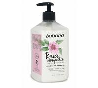 Babaria Rosa Mosqueta Jabón de Manos, Blanco, Aromatic, 500 Mililitros