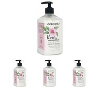 Babaria Rosa Mosqueta Jabón de Manos, Blanco, Aromatic, 500 Mililitros (Paquete de 4)
