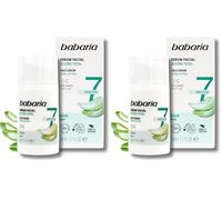 Babaria - Serum Facial Con Aloe Vera Puro 100% | 7 Efectos Acción Total Con Aloe Vera | Serum Facial Mujer Y Hombre 50ml | Antiarrugas Mujer Y Hombre (Paquete de 2)