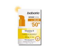 Babaria - Serum Facial Vitamina D Protector Solar 50 | Hombre Y Mujer | Antiarrugas 30ml | Spf 50 Para Todas Las Pieles
