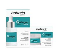 Babaria - Serum y Crema Facial Con Colágeno Vegano | Antiarrugas y Reafirmante | Reduce la Flacidez |Hidratación Intensa y Textura Ligera | Vegano