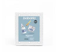 Babaria -set Regalo Mujer-pack Facial Acido Hialuronico-compuesto Por Un Serum Ácido Hialurónico 30ml, Una Crema Facial Ácido Hialurónico 50ml Y Una Ampolla Flash Facial Ácido Hialurónico 2m, Estándar, 6 Unidad