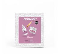 Babaria-Set Regalo Mujer-Pack Facial Retinol-Compuesto por 1 Serum Retinol 30Ml, 1 Crema Facial Retinol 50Ml y 1 Ampolla Flash Facial Retinol 2Ml