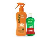 Babaria - Protector Solar 50 en Spray + After sun | Sunscreen SPF 50 | Resistente al Agua| Calma e Hidrata