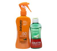 Babaria - Protector Solar 50 en Spray + After sun | Sunscreen SPF 50 | Resistente al Agua| Calma e Hidrata