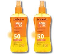 Babaria - Spray Sol 200 ml | Protector Solar 50 | Proteccion Solar 50 | Resistente al Agua | Rayos UVA y UVB (Paquete de 2)