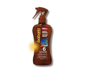 Babaria - Spray Sol Zanahoria F-6 | Protector Solar de Baja Protección | Aceite Bronceador | UVA y UVB Infrarrojos