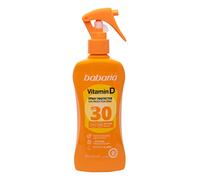 Babaria - Spray Solar Vitamina D Spf30 | Crema Solar 30 Cuerpo 200ml | Bloqueador Solar Con Vitamina D | Protector Solar Pistola | Protector Solar 30 Todo Tipo De Pieles